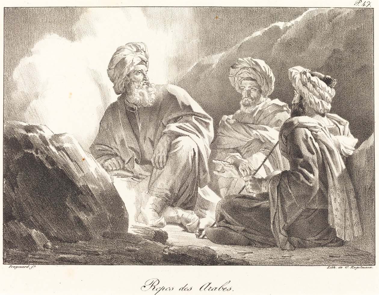 Rust van de Arabieren door Alexandre Evariste Fragonard