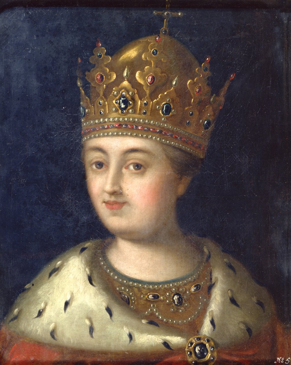 Portret van de regentes Sophia, 1772 door Alexei Petrovich Antropov