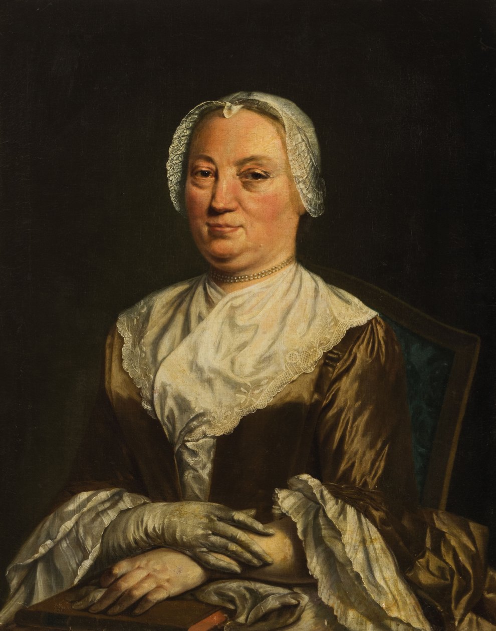 Portret van een dame door Alexei Gavrilovich Venetsianov
