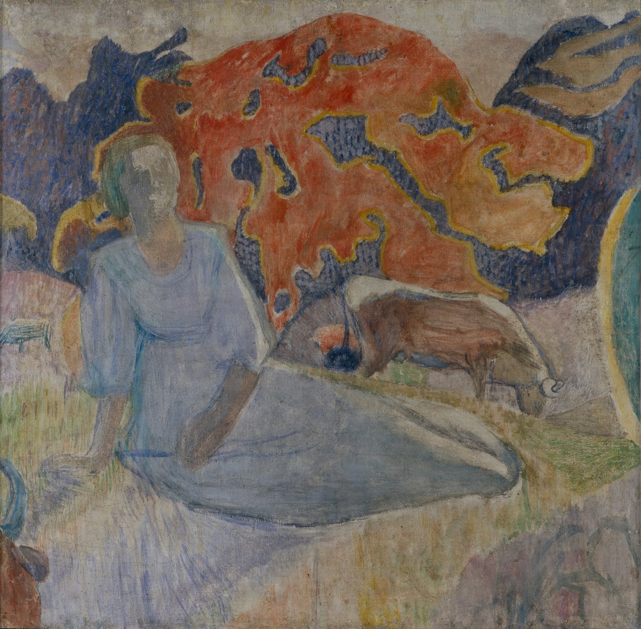 Herderin, 1907 door Alexei Yeremeevich Karev