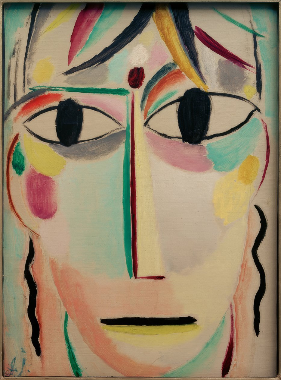 Heilandgezicht: Verwachting door Alexej von Jawlensky