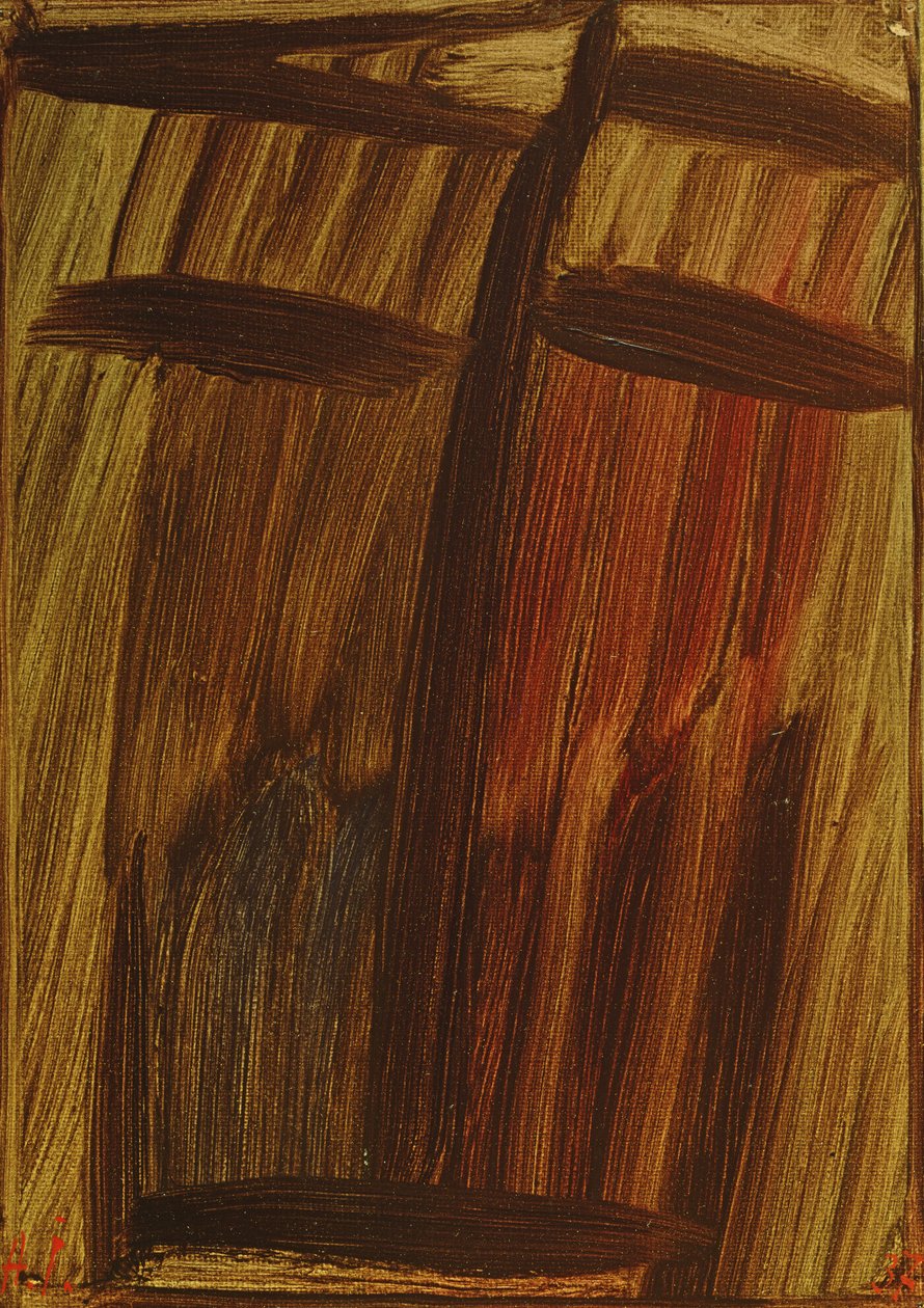 Grote Meditatie X, 1937 door Alexej von Jawlensky