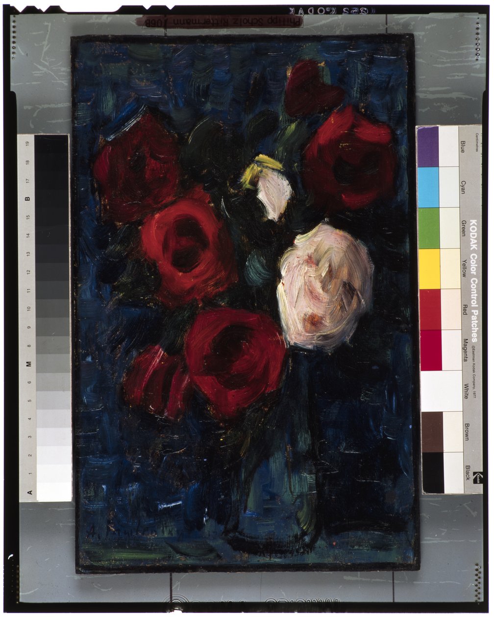 Groot stilleven: Rozen II, 1937 door Alexej von Jawlensky
