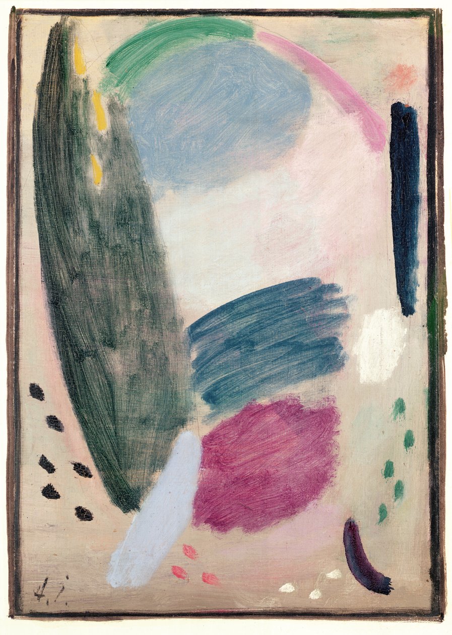 Dromen, zondagochtend, Ascona door Alexej von Jawlensky