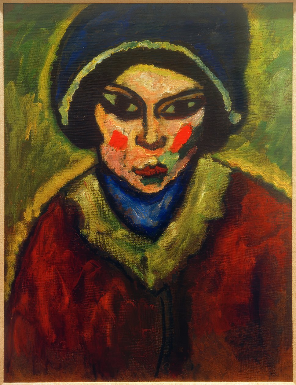 Moeder van Nikita door Alexej von Jawlensky