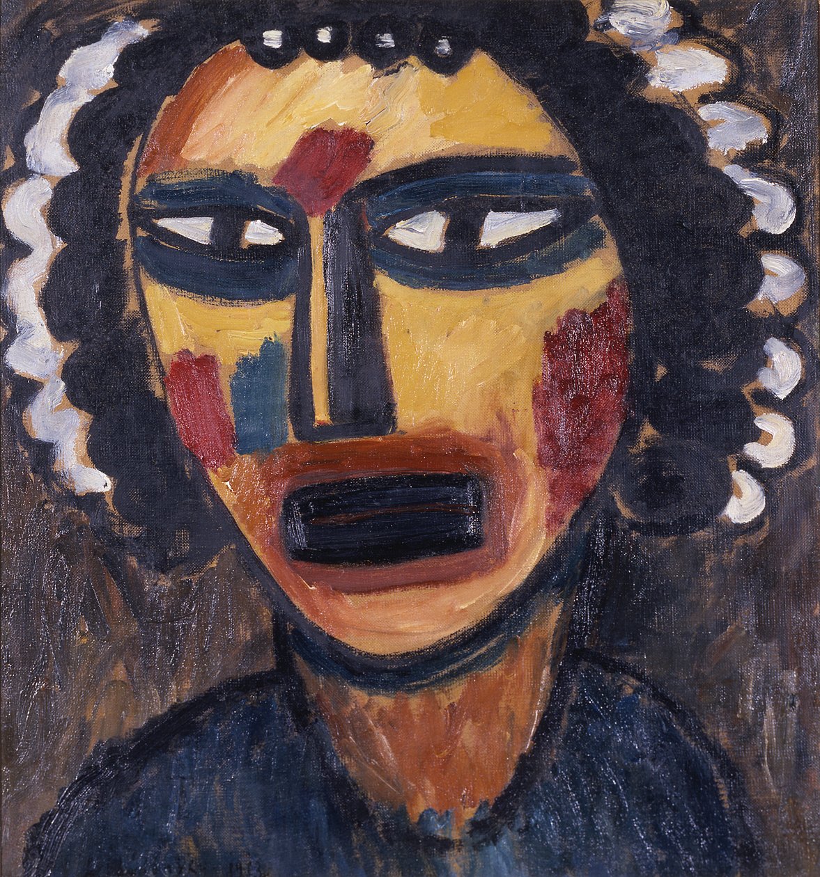 Profeet (Sibyl) door Alexej von Jawlensky