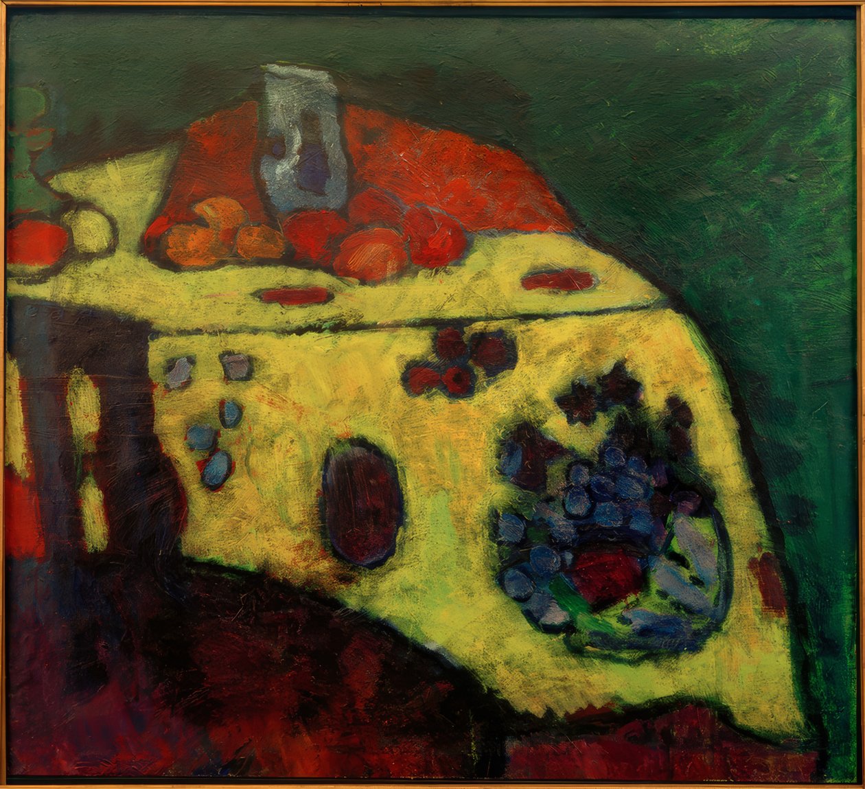 Stilleven met gele doek door Alexej von Jawlensky