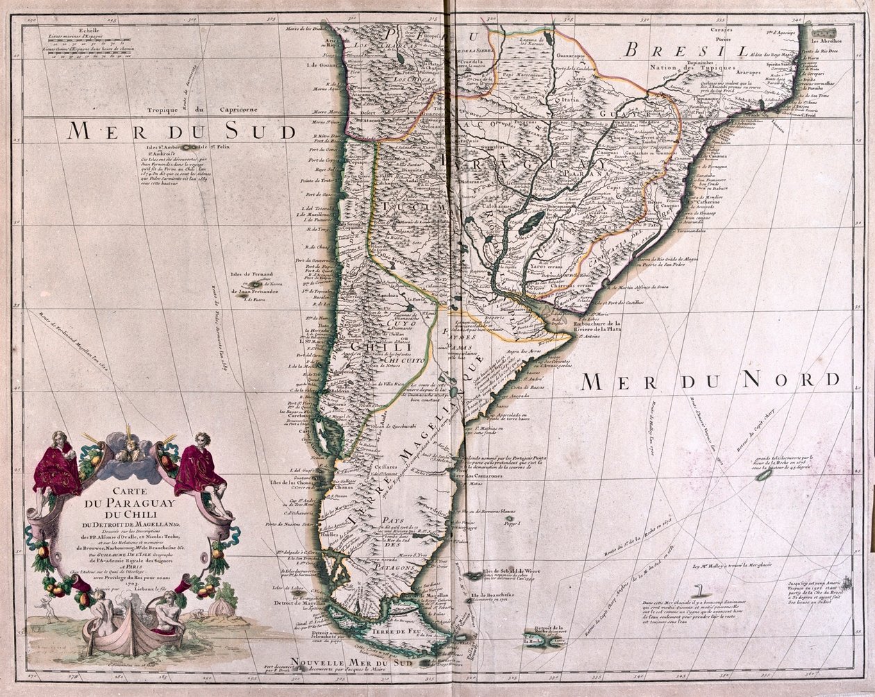 Paraguay en Cile - door A door Alexis Hubert Jaillot