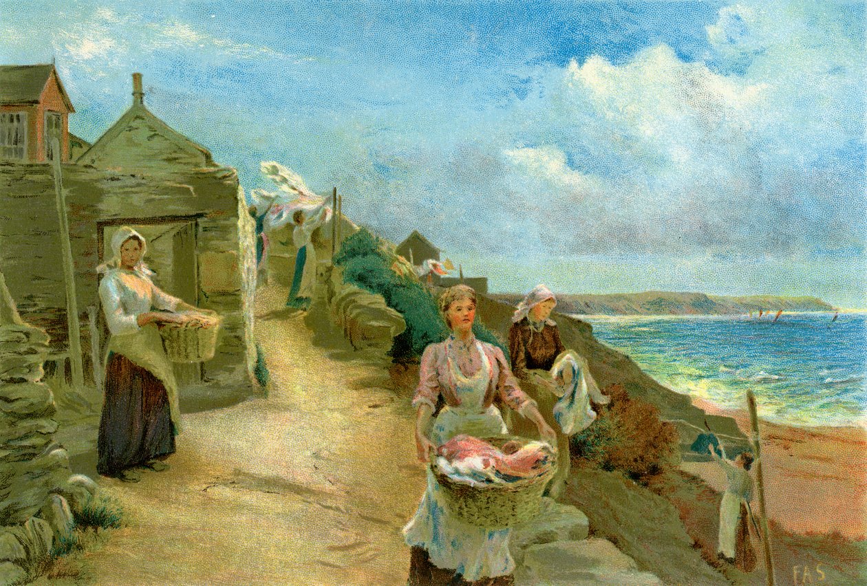 Wasdag, 1905 door Alf Cooke