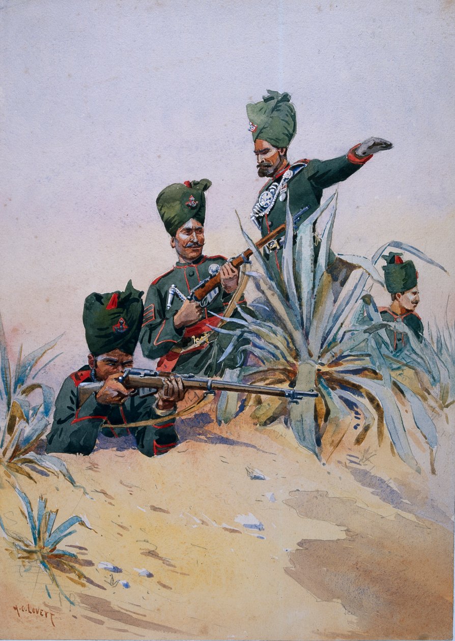 Soldaten van de 125e Napier