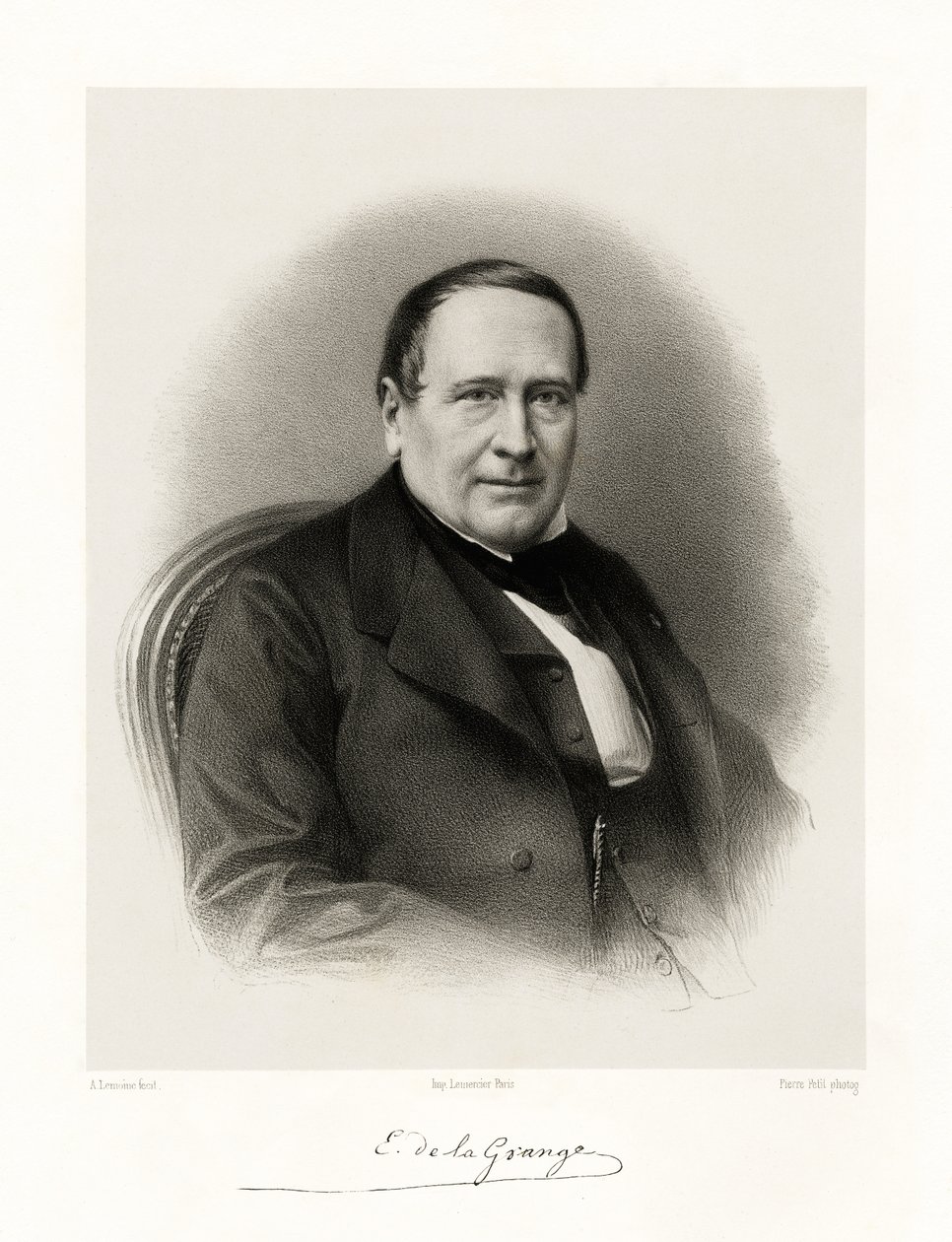 Adélaide Èdouard Le Lièvre de La Grange door Alfred Lemoine