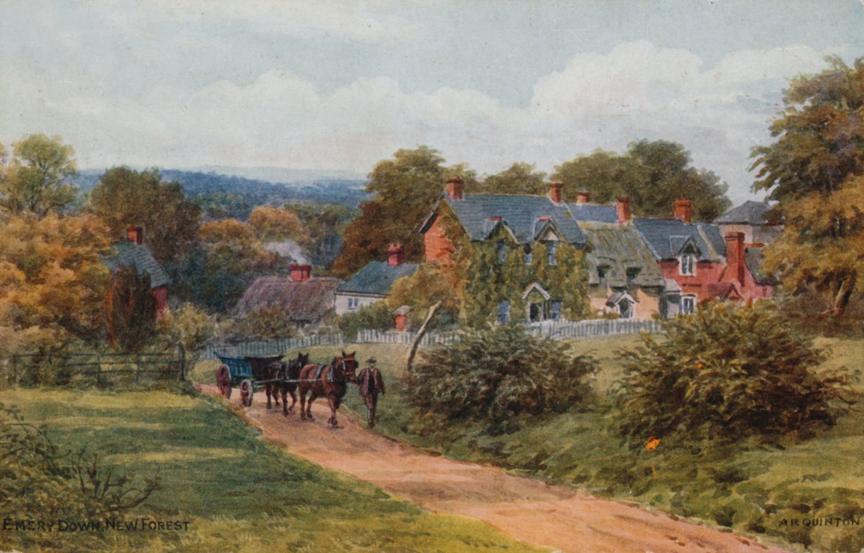 Emery Down, New Forest door Alfred Robert Quinton