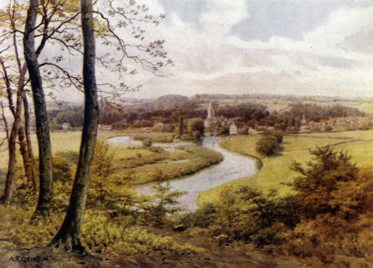 Marlow vanuit Quarry Woods door Alfred Robert Quinton