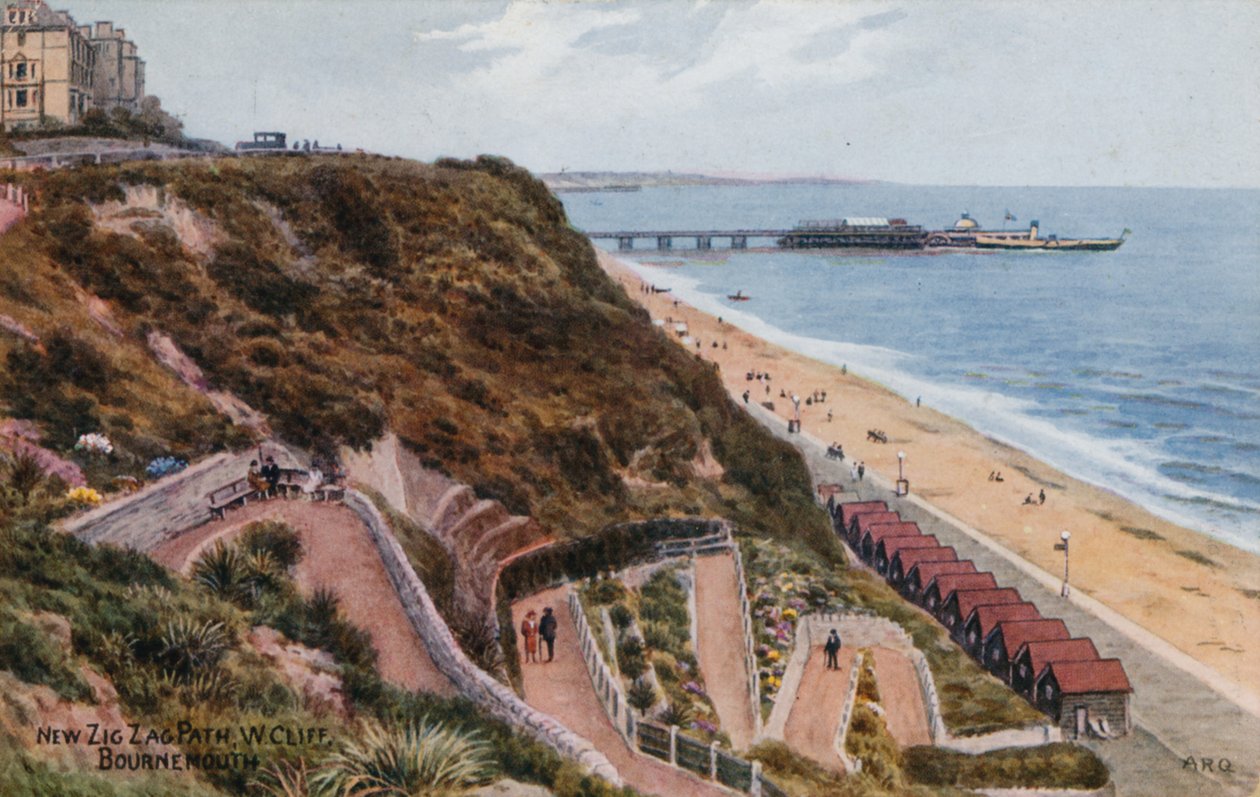 Nieuw Zig Zag Pad, W Cliff, Bournemouth door Alfred Robert Quinton