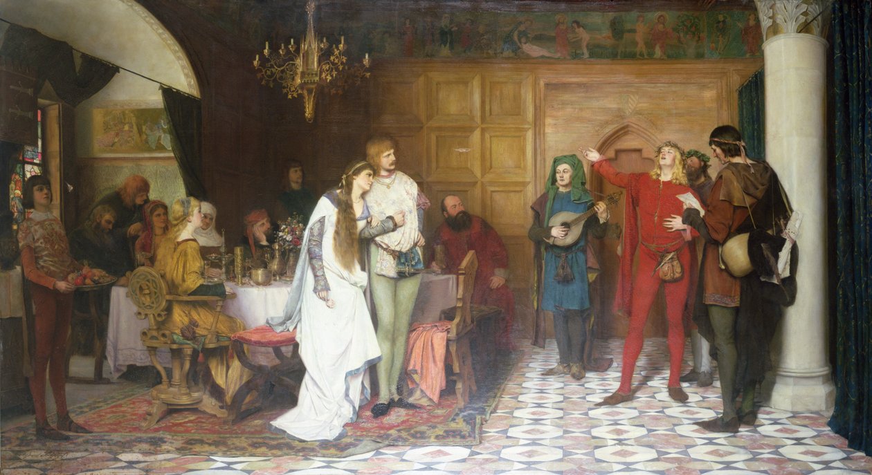De minstrelen door Alfred Seifert