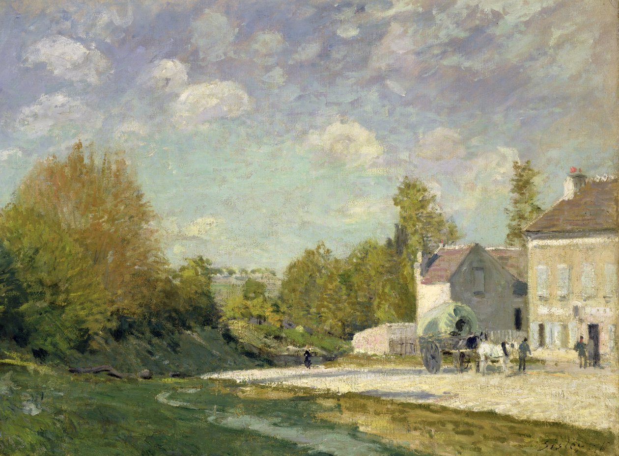 Landschap door Alfred Sisley
