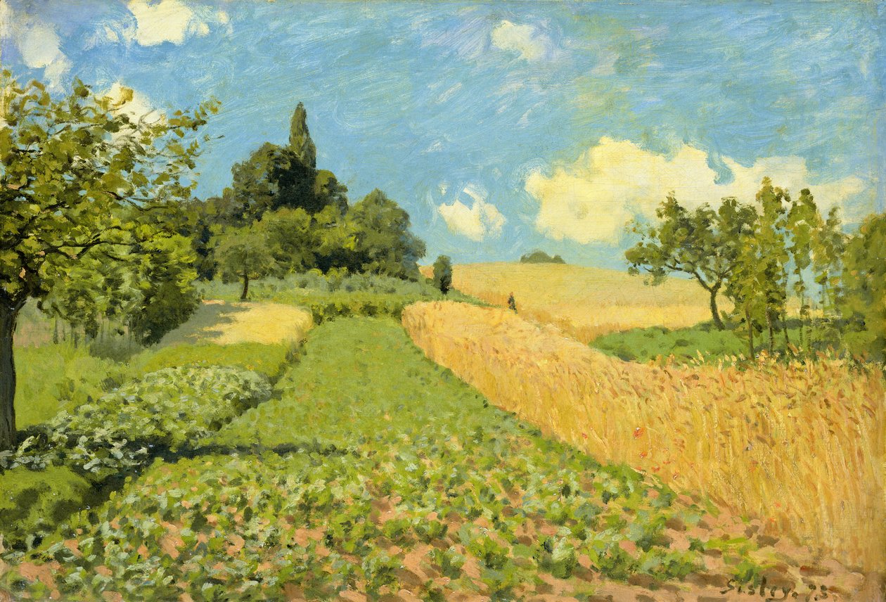 Het Korenveld (bij Argenteuil) door Alfred Sisley