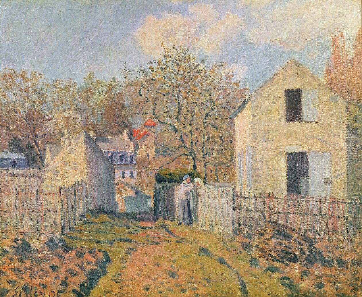 Dorp van Voisins, 1872 door Alfred Sisley