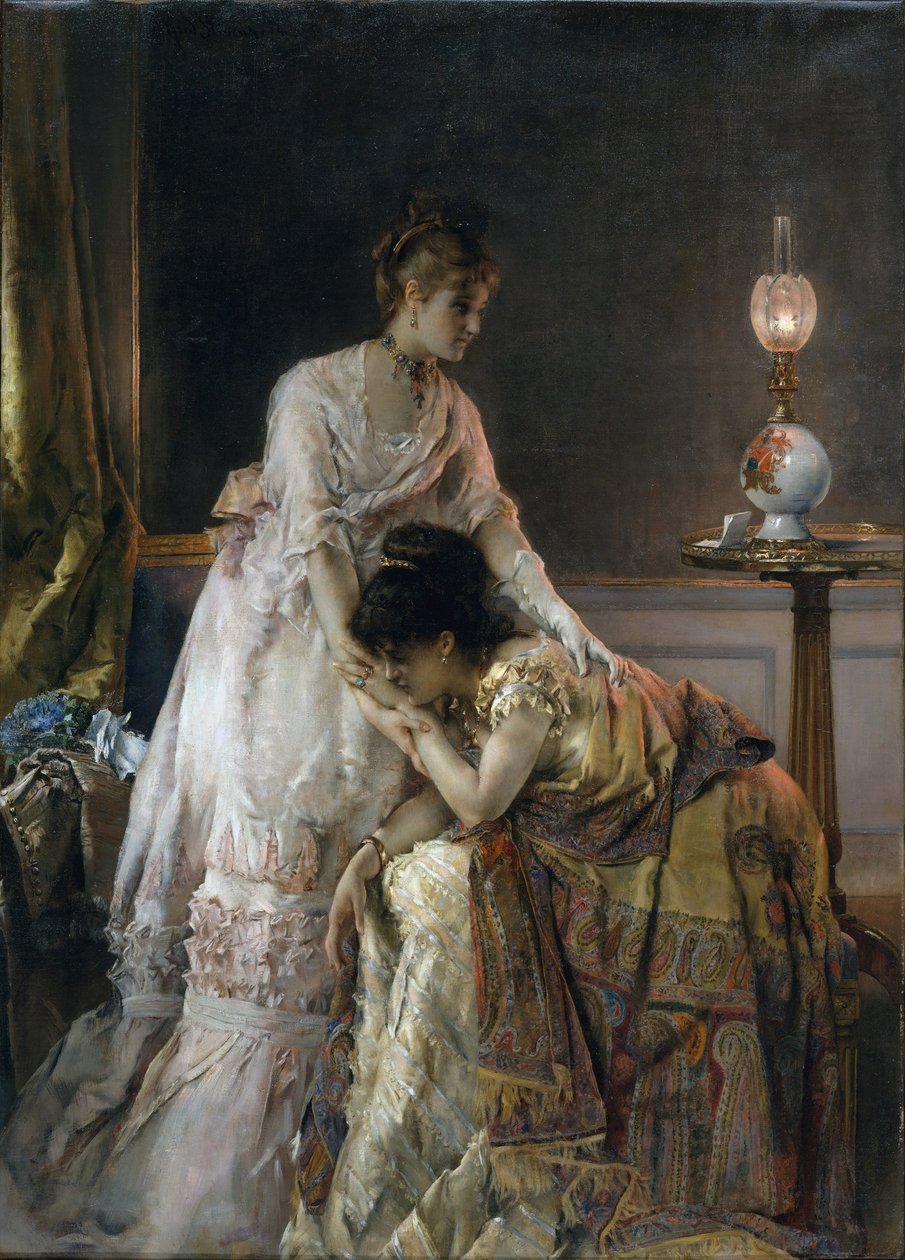 Na het Bal door Alfred Emile Stevens