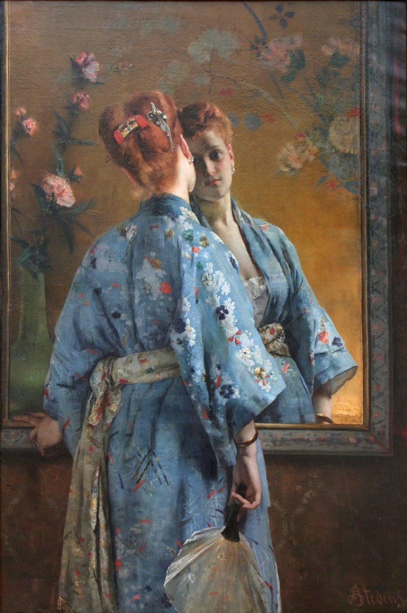 De Japanse Parijse door Alfred Emile Stevens