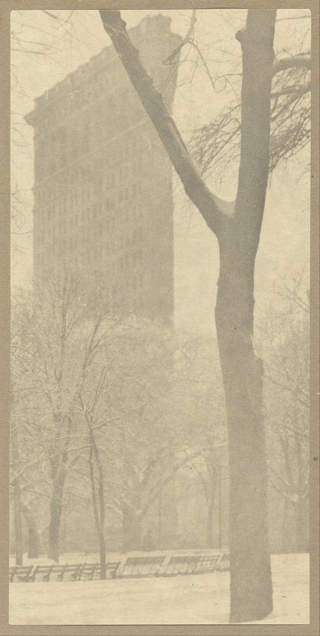 Het Flatiron Gebouw door Alfred Stieglitz