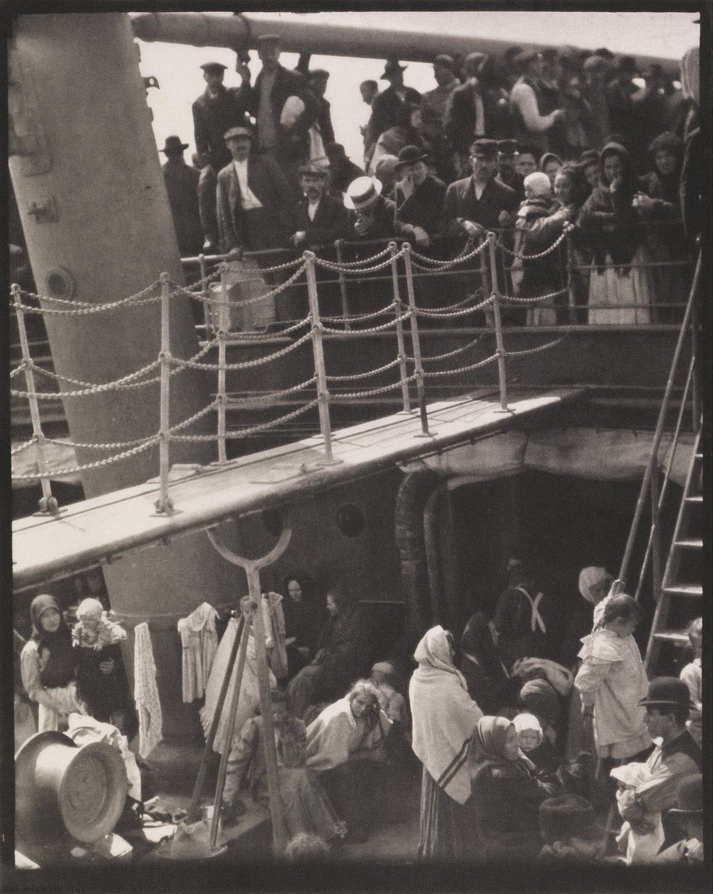 De Steerage door Alfred Stieglitz