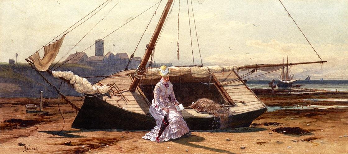 Een Peinzend Moment door Alfred Thompson Bricher