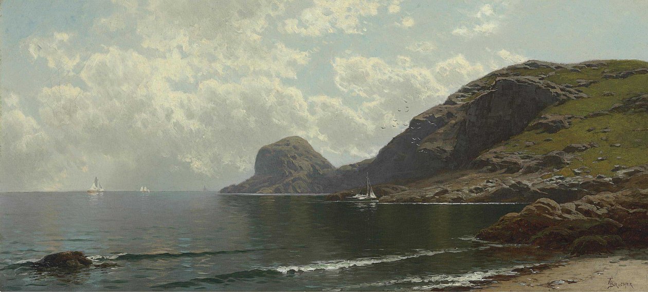 Zeegezicht door Alfred Thompson Bricher