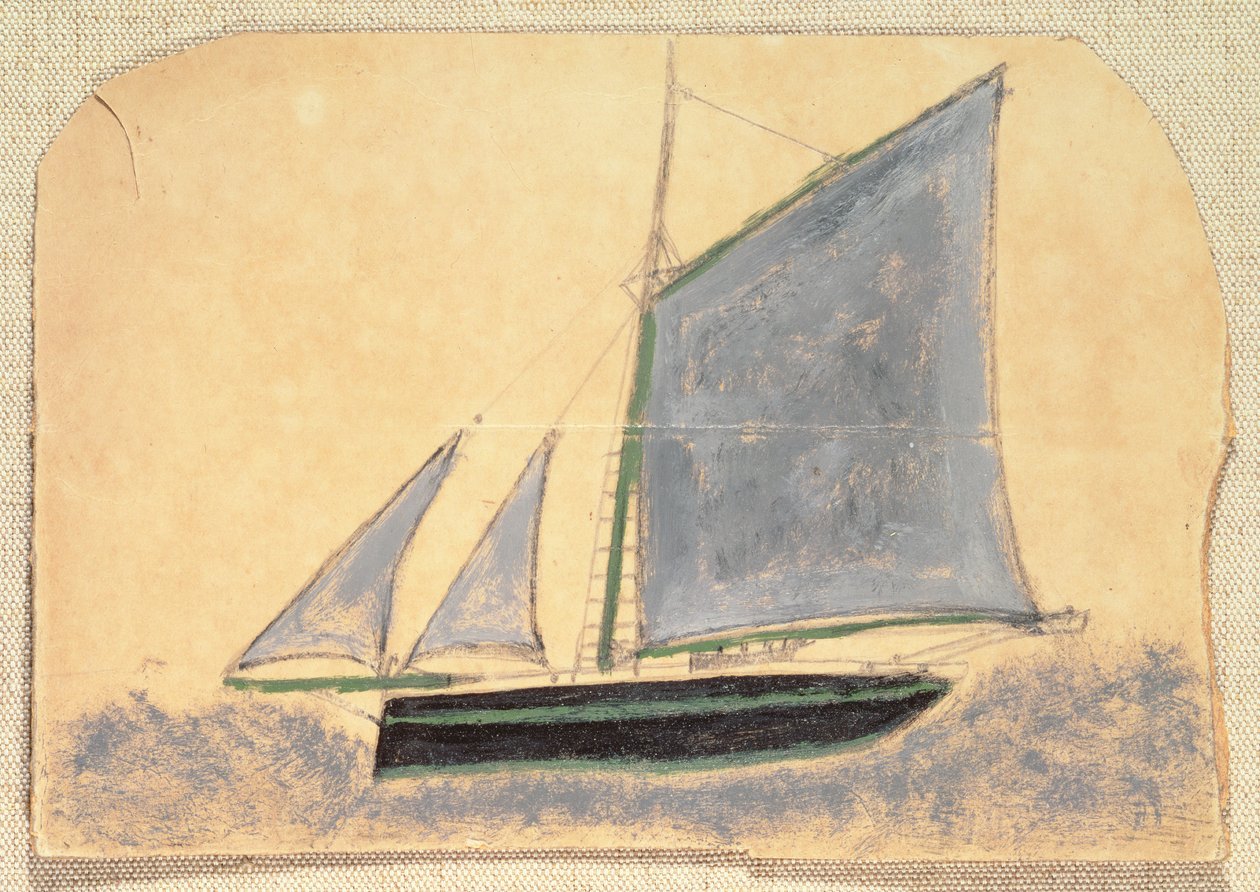 Jacht door Alfred Wallis