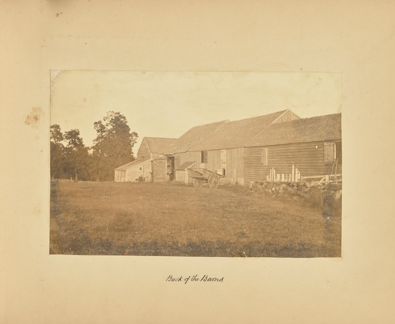 Achter de schuren door Alfred Booth