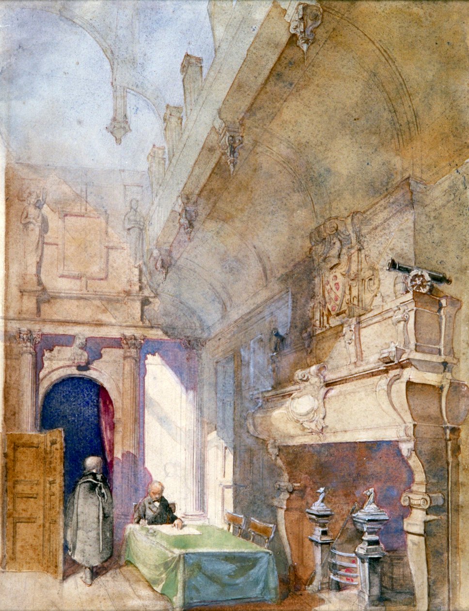 Salle-a-Manger, Charterhouse, Londen, 1913 door Alfred Charles Conrade
