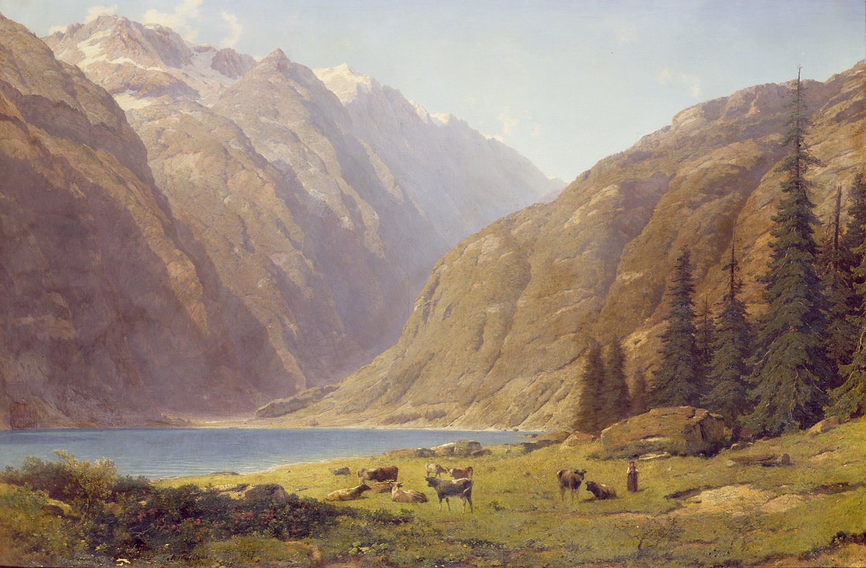 Onbekend schilderij door Alfred Chavannes