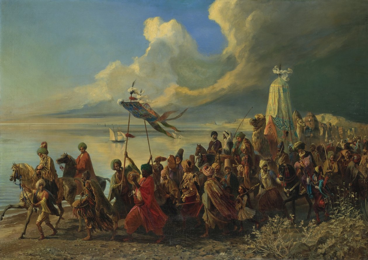 De Hadj door Alfred Dehodencq