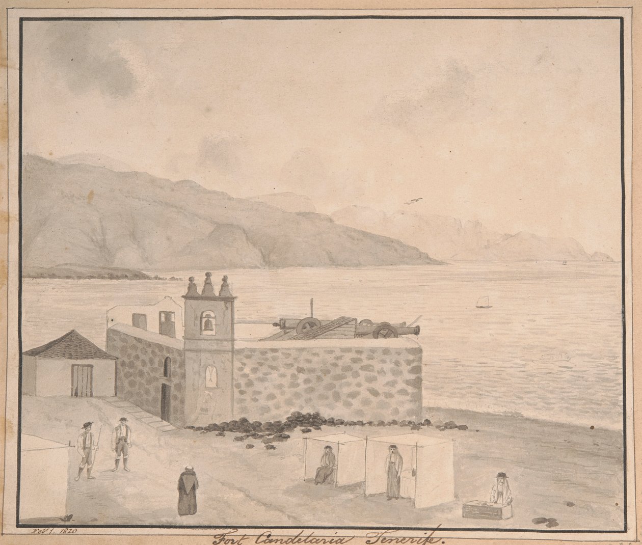 Fort Candelaria, Tenerife door Alfred Diston