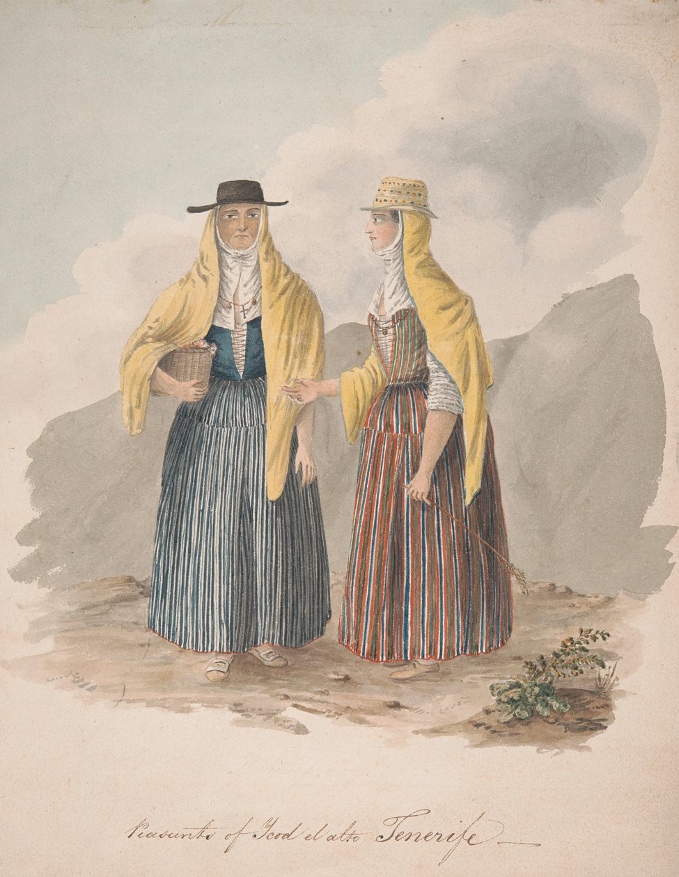 Boeren van Ycod el alto, Tenerife door Alfred Diston