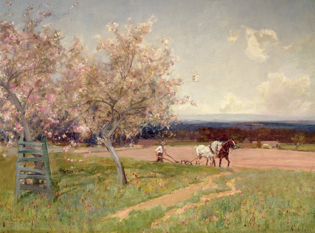Ploegen door Alfred East