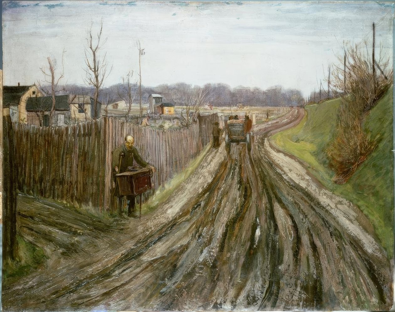Draaiorgelman door Alfred Frank
