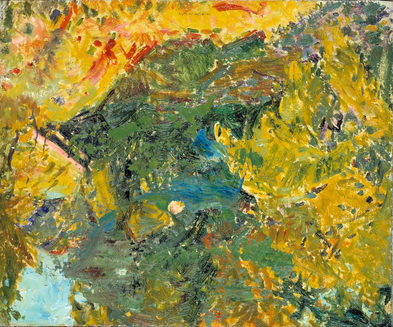 Landschap, ca. 1925 door Alfred Henry Maurer