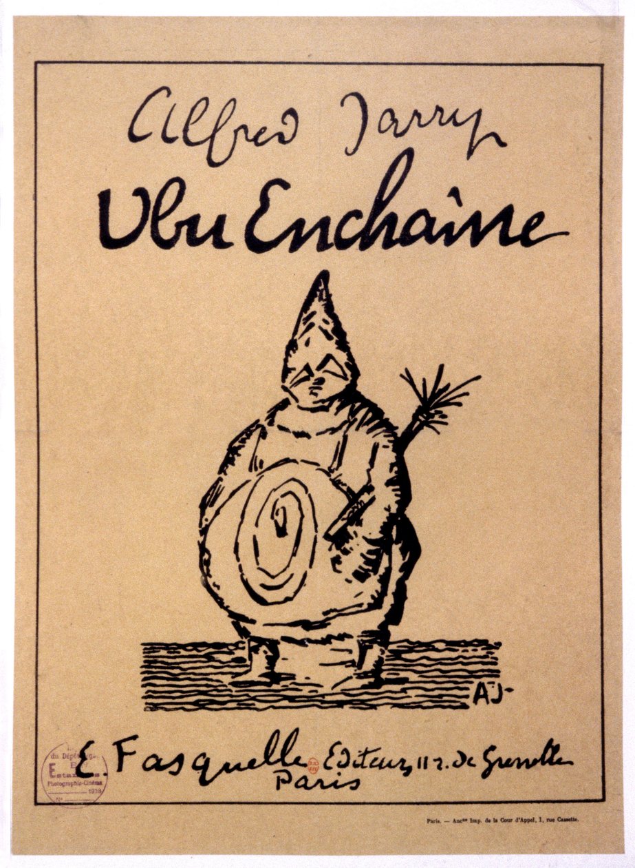 Ubu geketend door Alfred Jarry