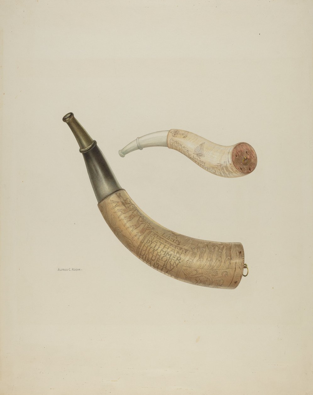 Kruit Hoorn door Alfred Koehn