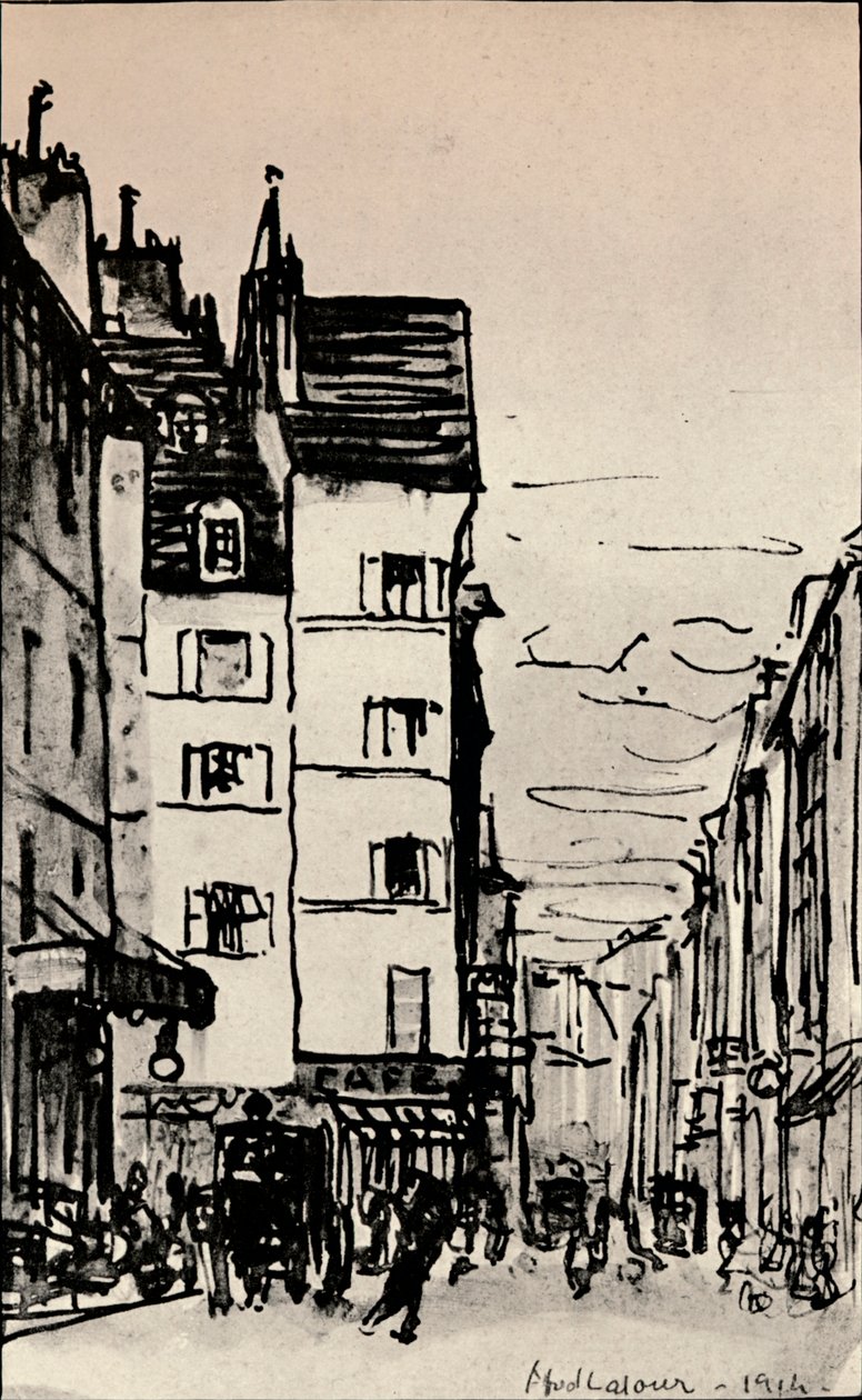Rue de Seine door Alfred Latour