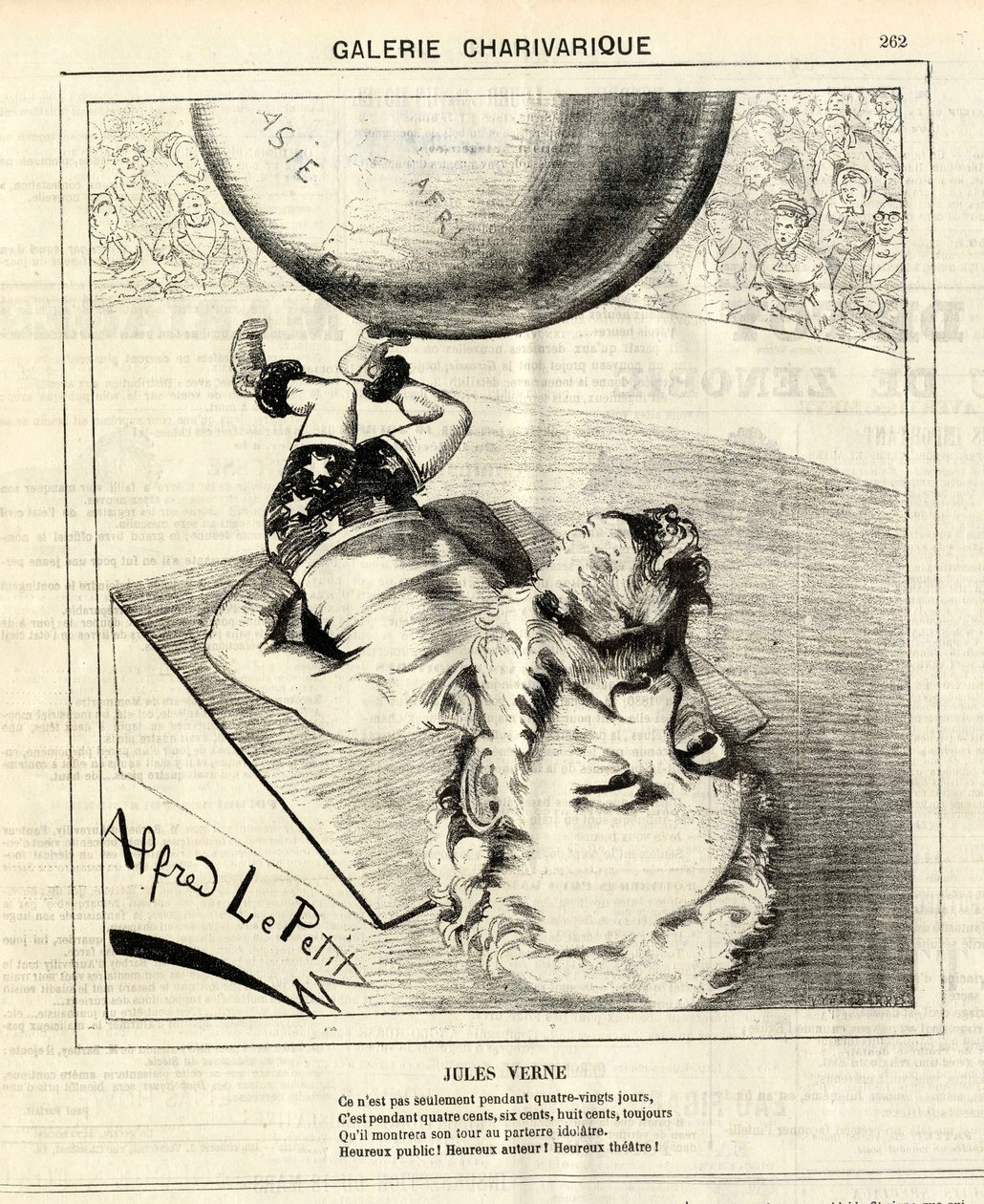 Le Charivari, Satirisch in N & B door Alfred Le Petit