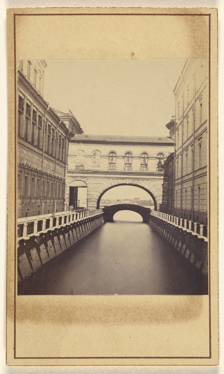 Grand Canal [St. Petersburg, Rusland]. door Alfred Lorens