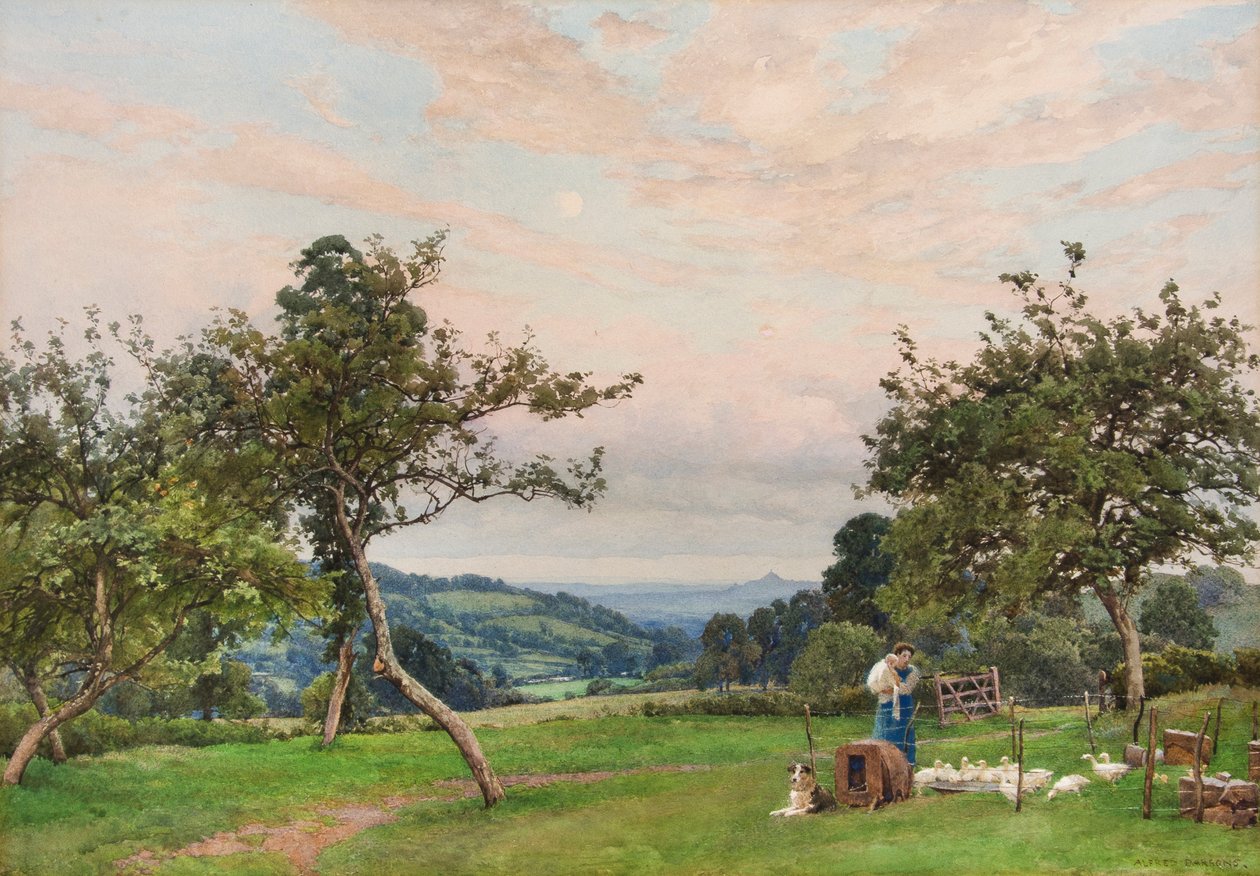Het eendenhok door Alfred Parsons
