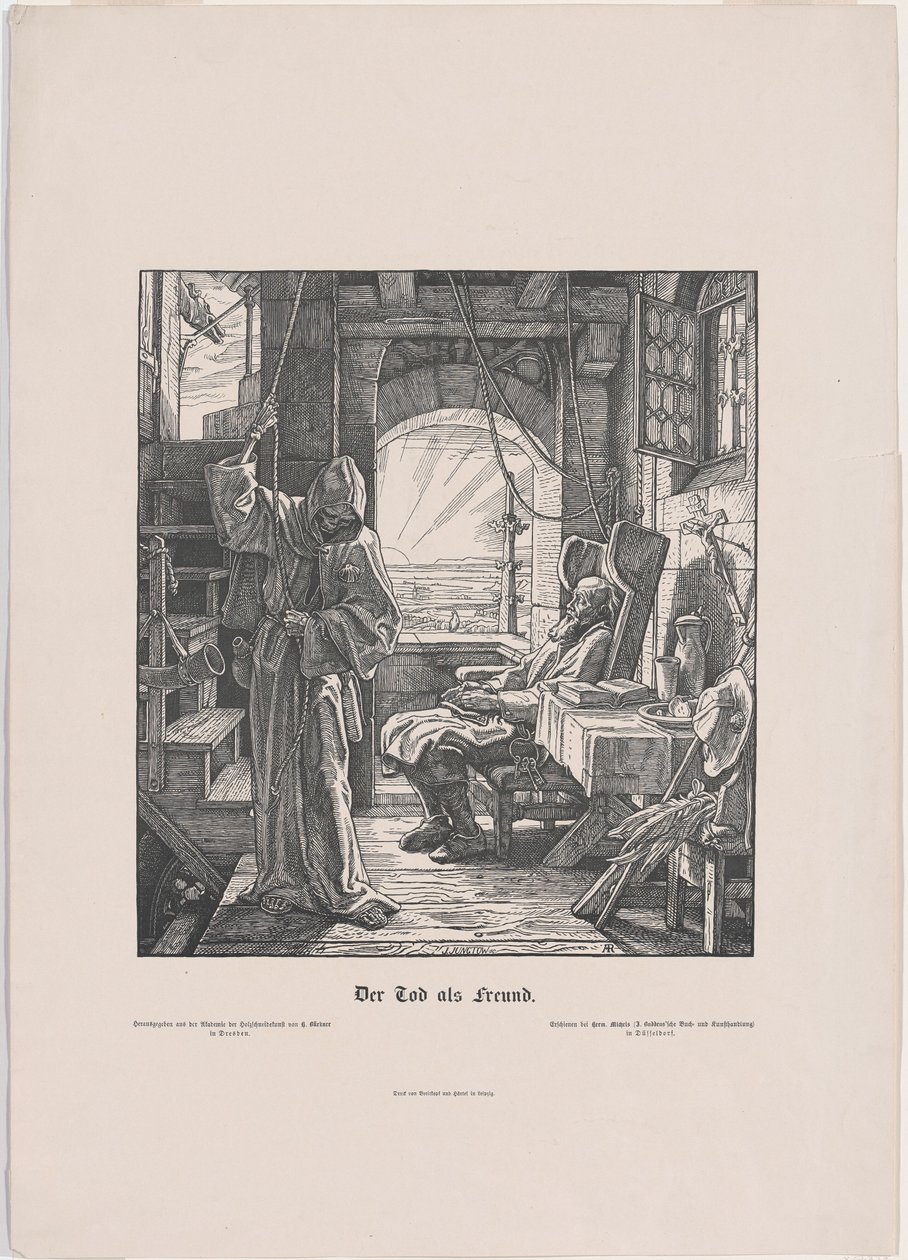 De Dood als Wurger door Alfred Rethel