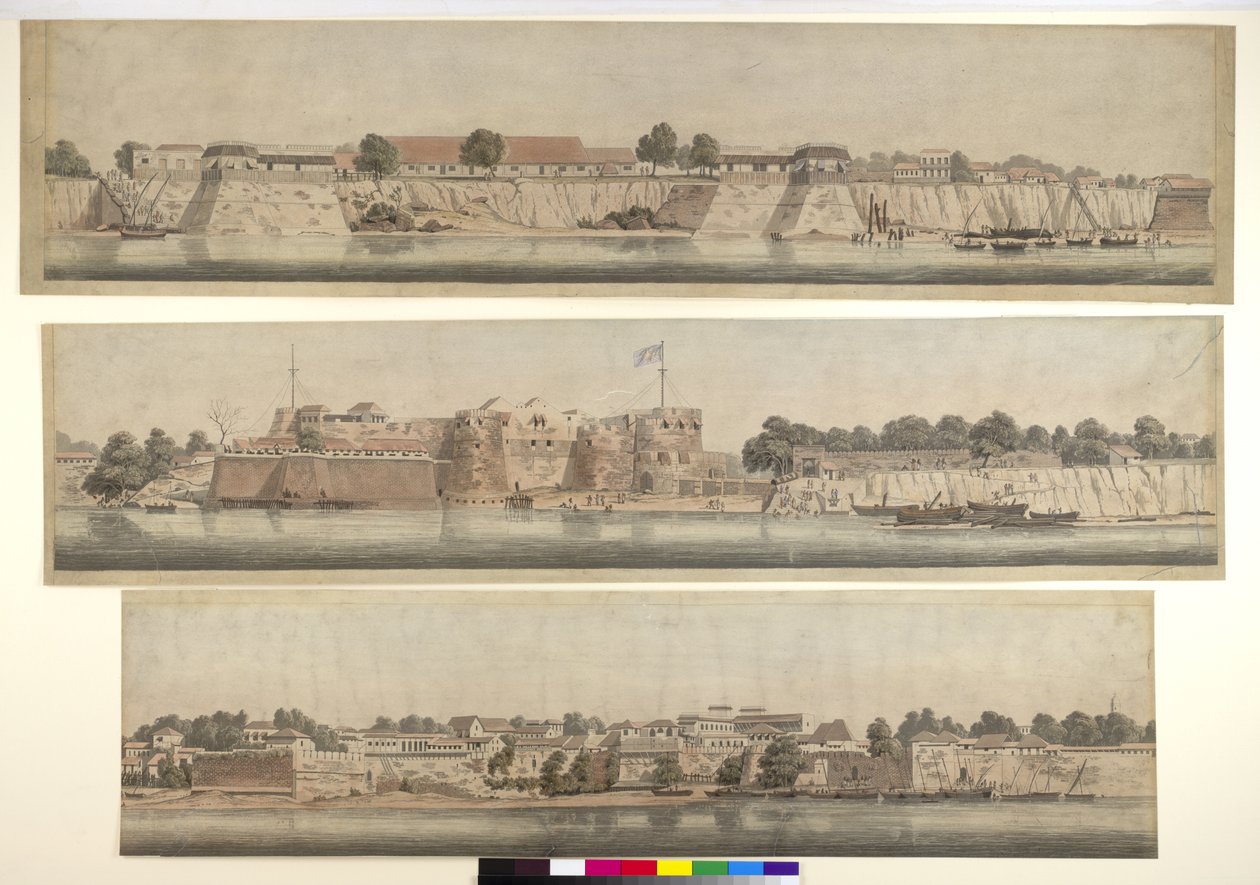 Panorama van Surat door Alfred Robert Freebairn
