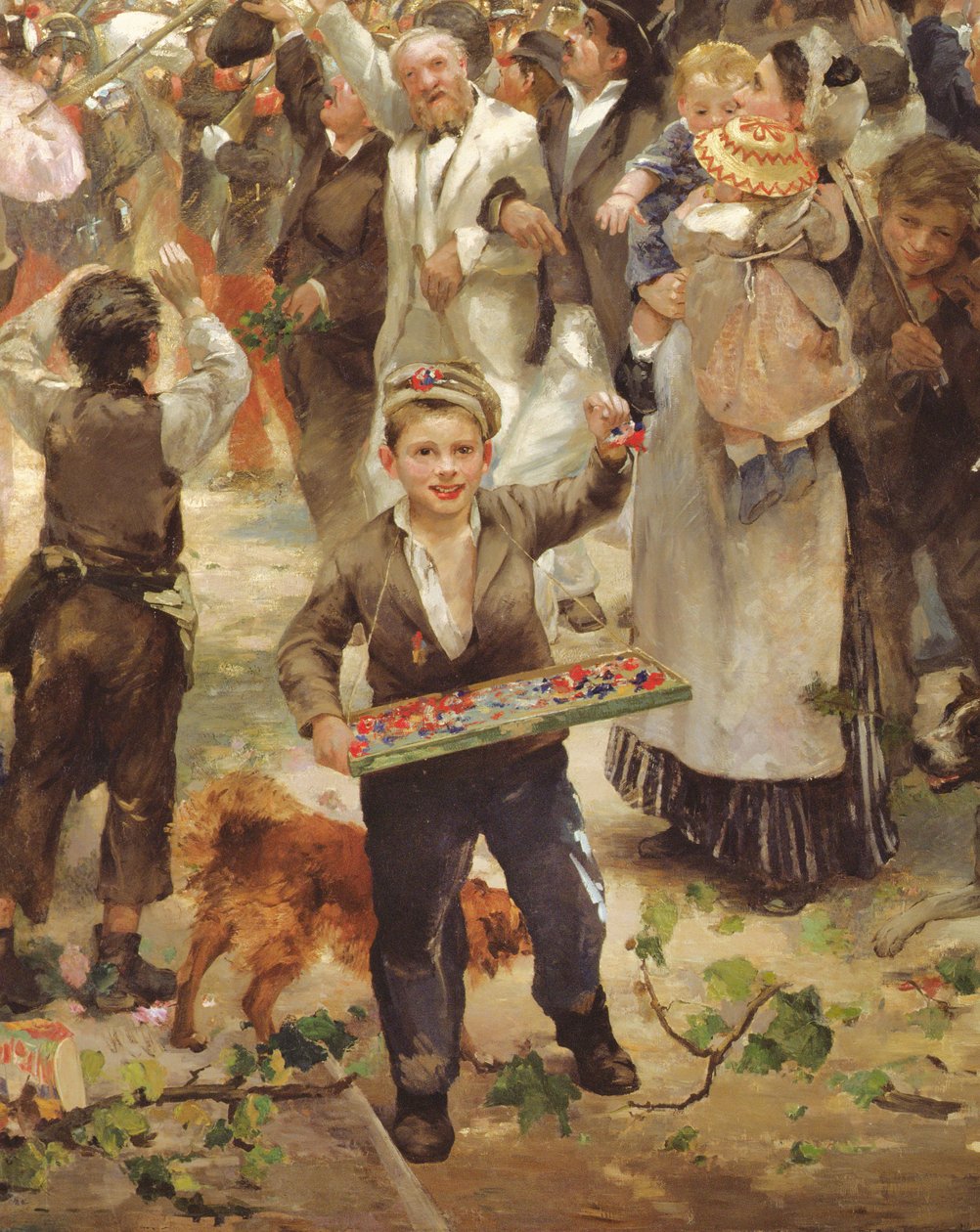 De 14e juli 1880, 1882 door Alfred Roll