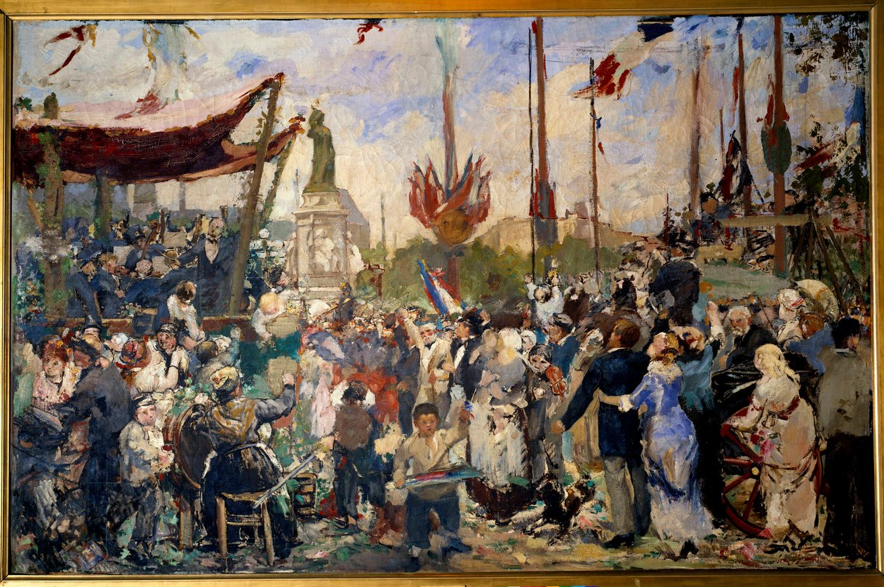 Derde Republiek: 14 juli door Alfred Roll