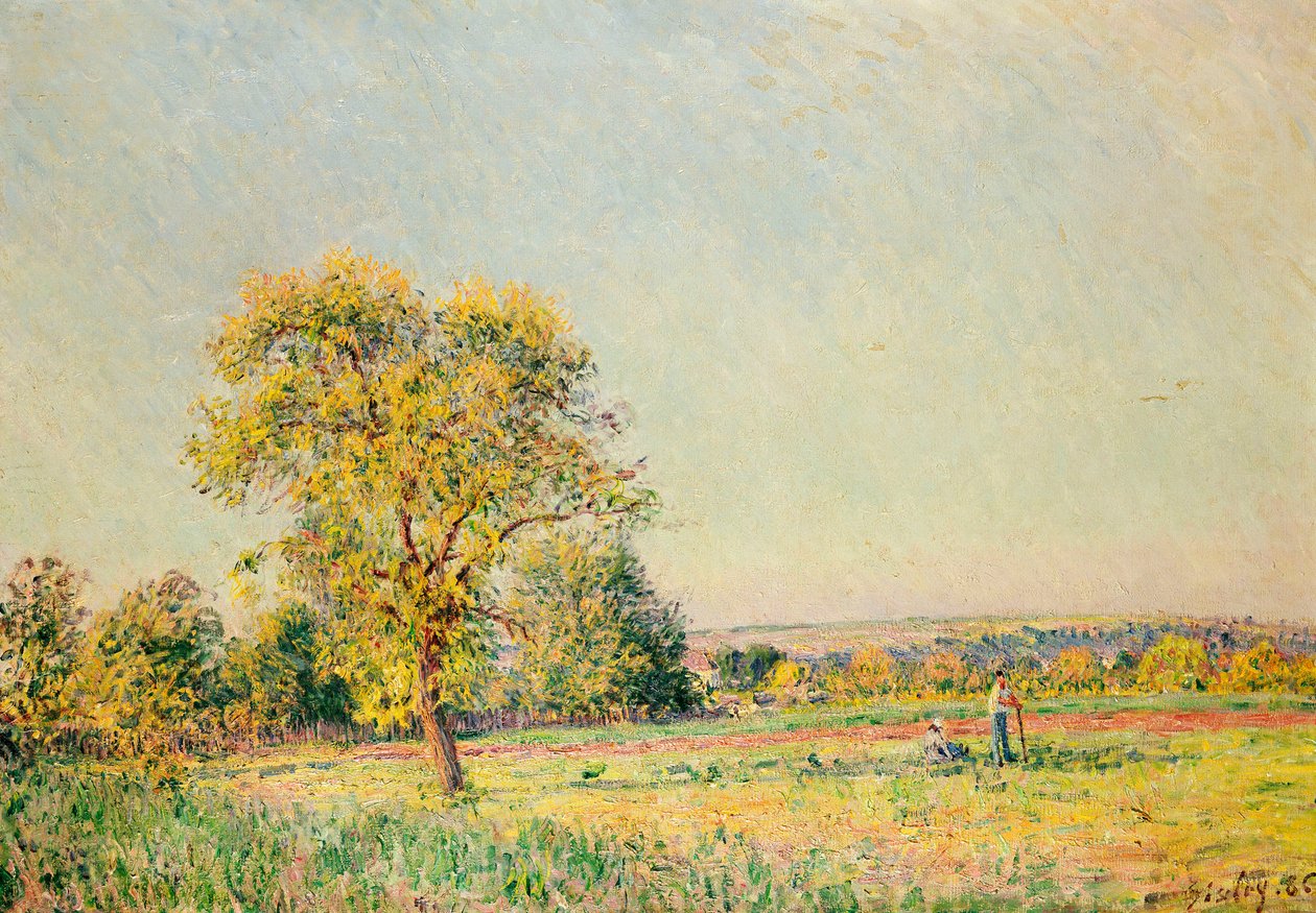 Een zomerdag, 1886 door Alfred Sisley