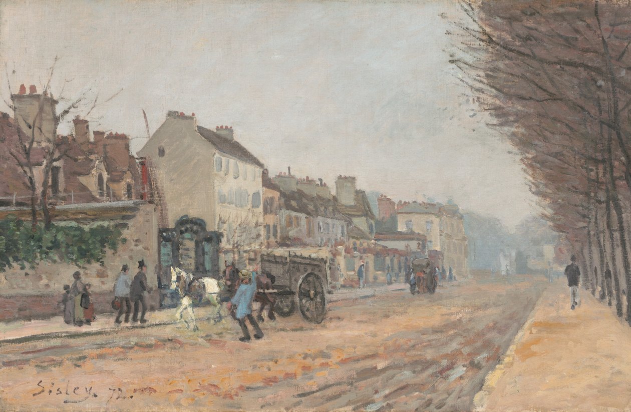 Boulevard Héloïse, Argenteuil door Alfred Sisley